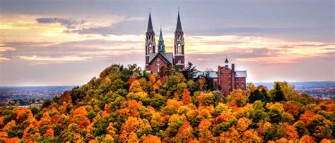 Holy hill wisconsin events. Description. A unique location that provides great scenery, cool landmarks, and a great area for some outdoor exploring. Holy Hill National Shrine is a landmark within the Wisconsin area, both as a tourist spot and a great location for fall colors. Located outside of Hubertus, WI, it is east of the Kettle Moraine Scene Drive and Cty Rd 167 ... 