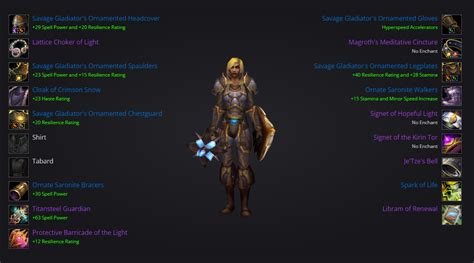 Best in Slot (BiS) Gear List. Our Classic Wrath of the Lich King Holy Priest BiS List is now live! These are hand-crafted BiS lists that aim to maximize your characters' power by putting together the best combination of items. Our goal is to do the most complete research so you don't have to. Optional items are listed for every slot.. 