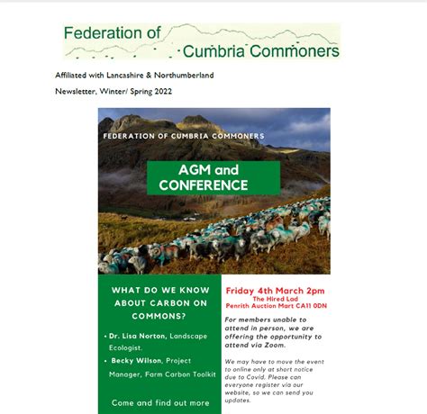 Home - Federation of Cumbria Commoners