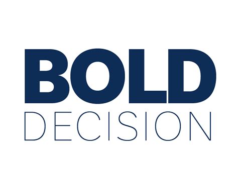 Home Bold Decision