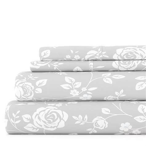 Home Collection Floral Printed Sheet Set Printed sheets, Patterned