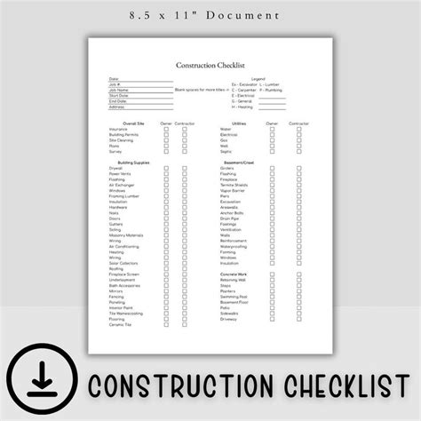 Home Construction Checklist How to create a Home Construction