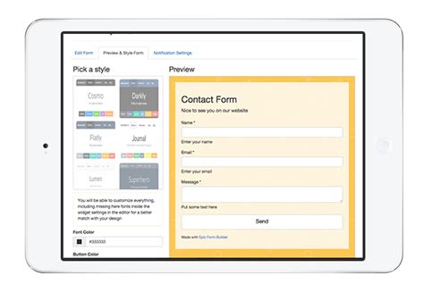 Home Epic Form Builder