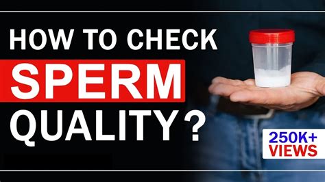 Home Fertility test - how to check Your semen? - YouTube