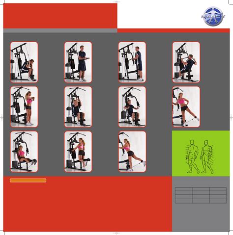 Home Gym Exercises Chart Free EOUA Blog