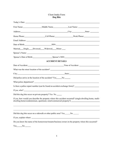 Home Health Documentation forms Unique Client Intake form Template