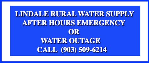 Home Lindale Rural Water Supply