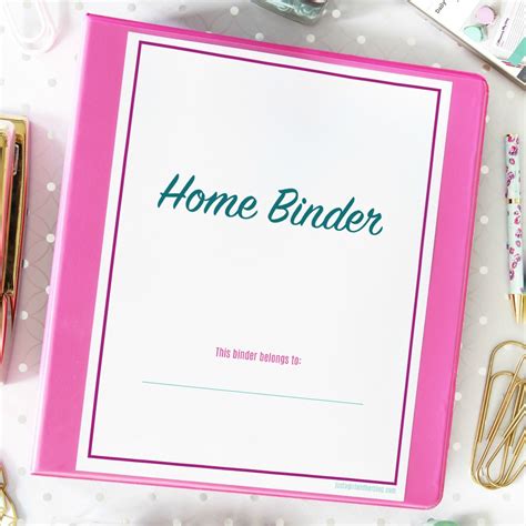 Home Management Binder Templates