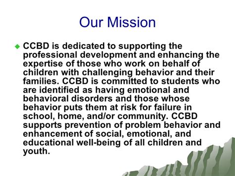 Home Page - Community CCBD