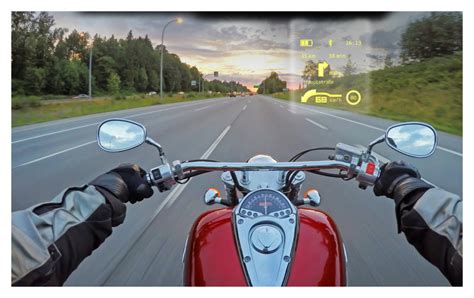 Home TILSBERK head-up display for motorcyclists - DVISION HUD