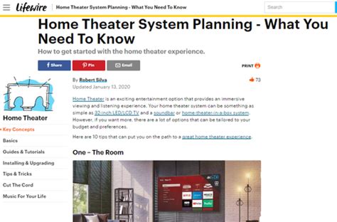 Home Theater System Planning What You Need to Know