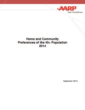 Home and Community Preferences of the 45+ Population 2010