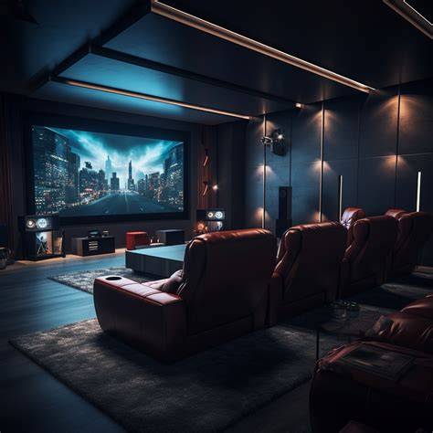 Home cinema netjes afwerken
