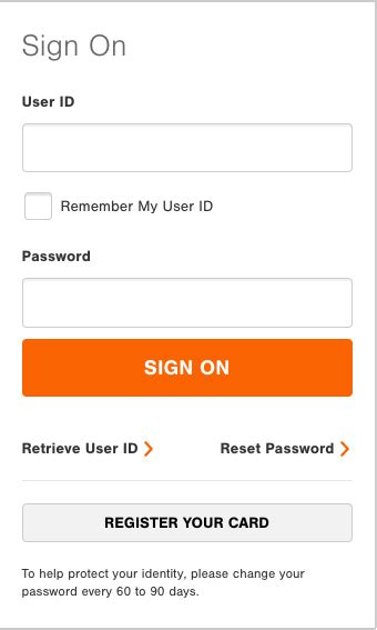 Home depot citibank login. If you are already a Citi The Home Depot Consumer Credit Card Customer and choose to unsubscribe, you will not receive emails about your account or products and services. However, you will continue to receive email about services in which you have enrolled, such as Paperless Statements / Letters and/or Alerting Services. Email Address: The ... 