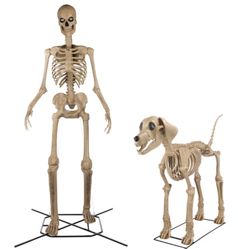 Home depot dog skeleton. Apr 25, 2024 · The 2024 Halloween lineup at Home Depot includes a 7-foot skeleton dog, 5-foot skeletons, Frankenstein’s Monster and the viral 12-foot skeleton called Skelly. The items went up for sale Thursday. 