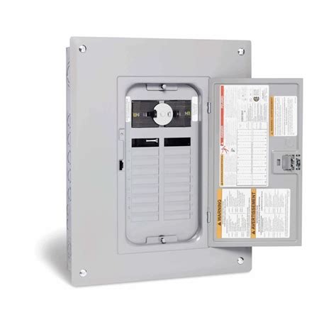 Home depot electrical panels. Square D. Homeline 200 Amp 30-Space 60-Circuit Outdoor Main Breaker Plug-On Neutral Load Center - Value Pack 