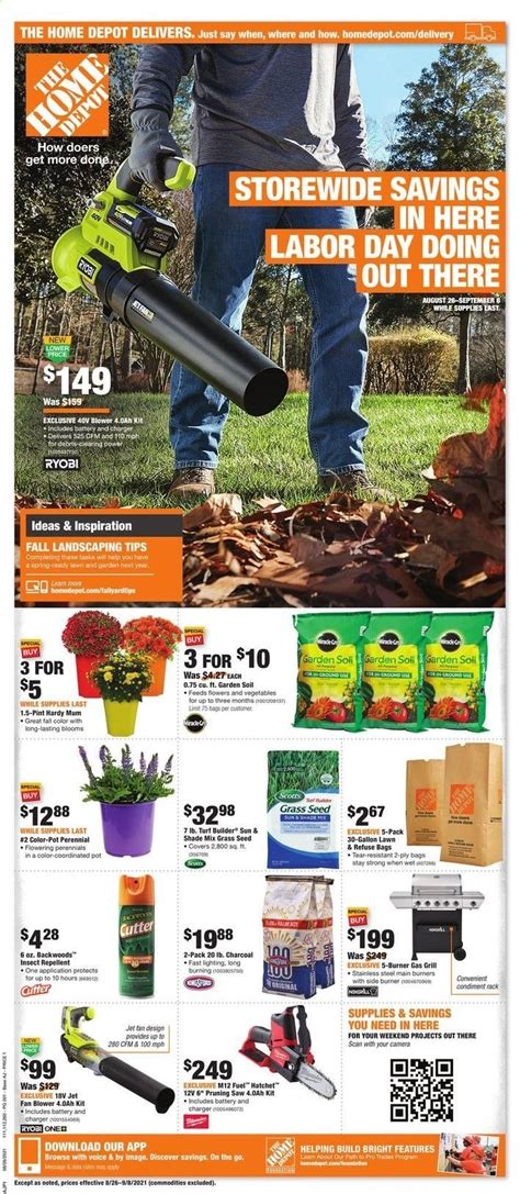 Save time on your trip to the Home Depot by scheduling your order with buy online pick up in store or schedule a delivery directly from your S Olathe store in Olathe, KS. ... Local Ad. Directions. Curbside Pickup with The Home Depot App ... Visit the garden center for healthy plants, garden tools and more. Black Friday Deals and Savings. Make ....
