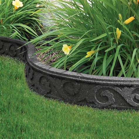 Home depot garden edging. With a "Shark Tooth" cutting design, HammerEdge will penetrate all soils, eliminating the need for trenches. Interlocking sections connect and easily lets you create your own design with corners, arcs or straight edges. Installation for 18ft. of coverage (16 pieces). Can be used for landscapes, along driveways, paths or any other garden project. 
