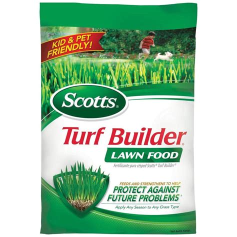 Home depot lawn fertilizers. Which products in Scotts Lawn Fertilizers are exclusive to The Home Depot? The Scotts Turf Builder UltraFeed 40 lbs. Covers Up to 17,778 sq. ft. Long-Lasting Fertilizer Feeds Grass Up to 6 Months and Scotts Turf Builder UltraFeed 20 lbs. Covers Up to 8,889 sq. ft. Long-Lasting Fertilizer Feeds Grass Up to 6 Months are exclusive to The Home Depot. 