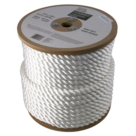 Home depot nylon rope.  Safe Working Load, White Model # 400441 | Store SKU #...