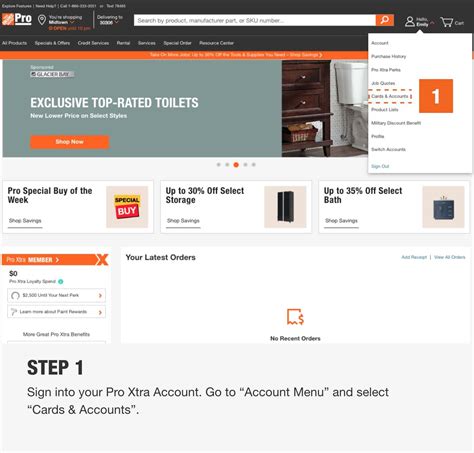 Home Depot offers a number of card and lending options, but not all of them are credit cards. ... there is an offer to receive a 2% early pay discount as long as payment is made online within 20 .... 