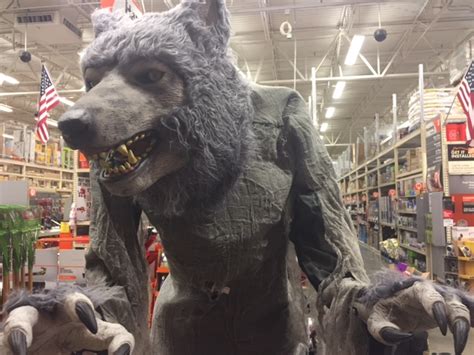 Home depot towering werewolf. Spooky Halloween Werewolf Scene The Home Depot, Open Box (never used), HUGE PRICE DROP!! TYPO ON THE FIRST LISTING! 777, NOT 977!!!, Product details, Didn't even finish setting this enormously. ... New, Add a giant, imposing tall Towering Werewolf to your Halloween party to give your guests an extra Featuring lights, sounds and 