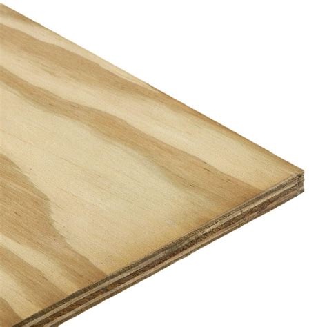 Home depot treated plywood. 15/32-in x 4-ft x 10-ft Southern Yellow Pine Osb (Oriented Strand Board) Sheathing. Model # 1366705. Find My Store. for pricing and availability. 1. Actual Dimensions: 0.451-in x 3.812-ft x 9.986-ft. Edge Profile: Square. Wood Species: Southern yellow pine. 7/16-in x 4-ft x 10-ft Southern Yellow Pine Osb (Oriented Strand Board) Sheathing. 