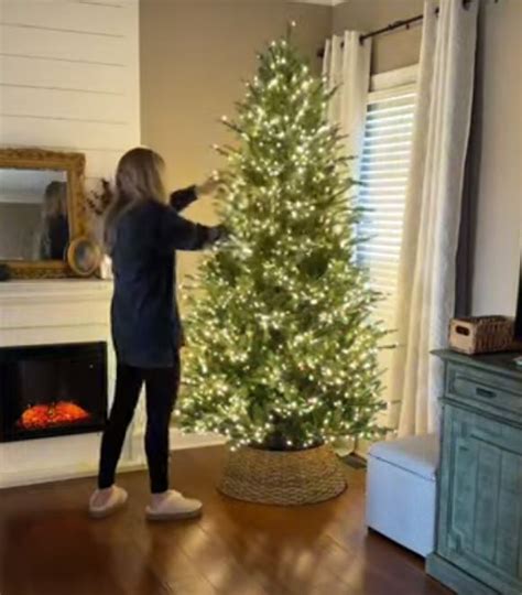 Home depot viral tree. Oct 30, 2023 · The artificial Christmas tree has more than 3,000 branch tips and over 2,000 color-changing LEDs, making it ultra full and sparkly. Starting at $349, the festive Home Depot product comes in three ... 