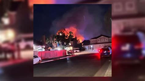 Home destroyed by fireworks in Los Banos, police say
