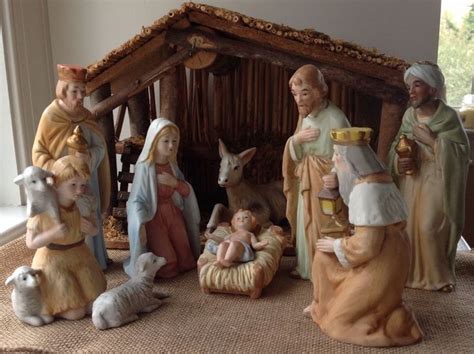 Check out our vintage home interior nativity set selection 