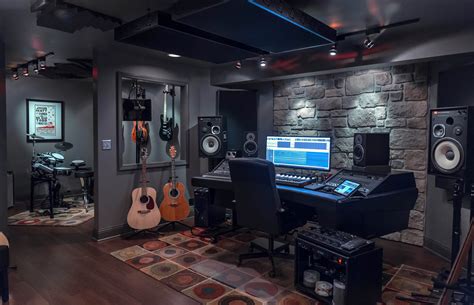 Home music studio. 