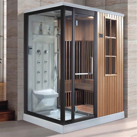 Home sauna steam room. Saunas can be found in a variety of places, including homes, gyms, spas, and even some public restrooms. They are usually made out of wood, with benches lining the walls. … 