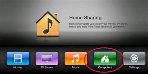 Home sharing apple tv 2 not working.  To do this; • Go to iTunes on your computer a...