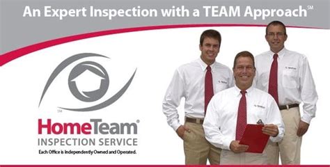 Home team inspection. The Home Team Inspection Service. Home Inspectors. HomeTeam Inspection Service - Gainesville. 5.0 (1 review) Home Inspectors. Environmental … 