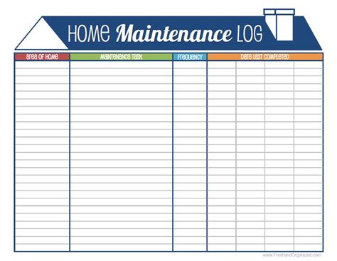 Read Online Home Maintenance Log Book Home Maintenance Schedule Organizer Checklist Planner And Record Book For 2 Years 85X11 Inches By Gr8 Creations