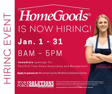 HomeGoods Tucson Distribution Center Hiring Event Facebook