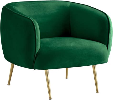 HomeHills Remus Green Upholstered Arm Chair - amazon.com