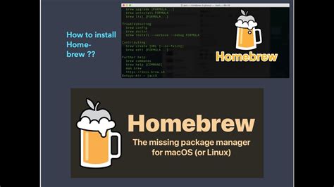 Homebrew install sudo.  Do not use sudo and do not share a single brew installation a...