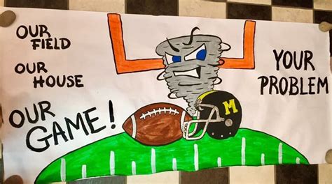 Nov 9, 2016 - Football run through banners from Clinton-Massie High School. See more ideas about football run, football banner, cheer signs.