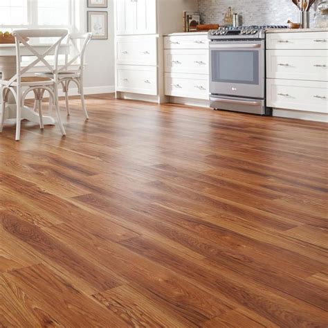 This flooring has an Ultra-Fresh treatment on the flooring surface to inhibit the growth of mold and mildew that causes odor and stains. LifeProof flooring is embossed to look and feel like authentic hardwood, without all of the typical maintenance concerns.. Homedepot flooring