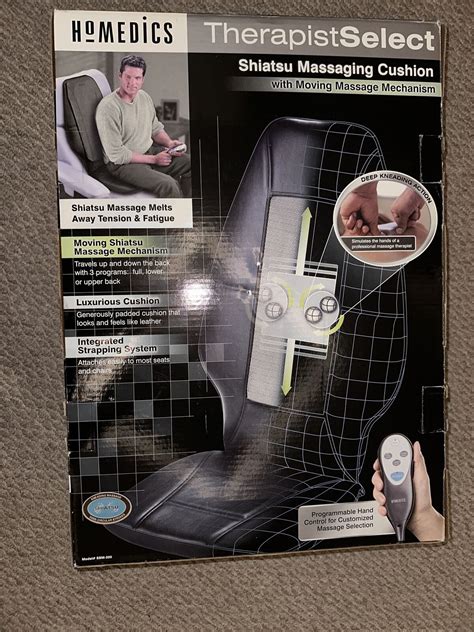 Homedics SBM-200 Shiatsu Massaging Cushion Instruction