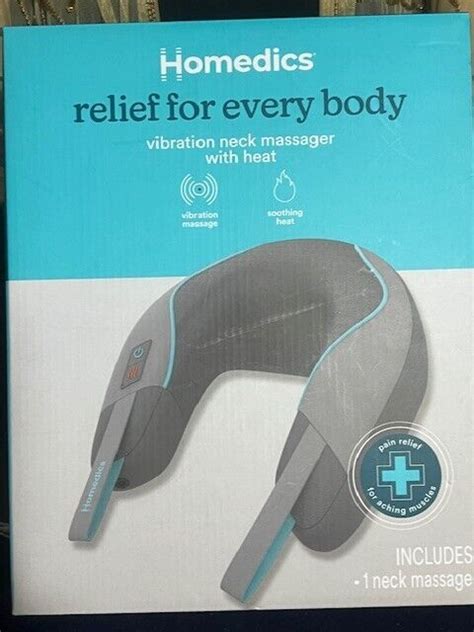 Homedics relief for every body. Soothing heat provides comfort & relaxation for overworked muscles. Vibration massage provides pain relief for tight, tense muscles. Customized control: use vibration, heat, or combined. Rechargable battery for total convenience and protability. Versatile, innovative design allows for use on back, leg, arm, and knee. 