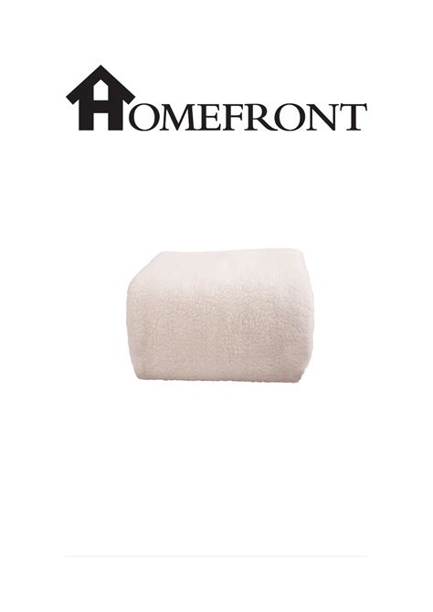 Homefront ACHPFK user manual (English - 8 pages) / Homefront …