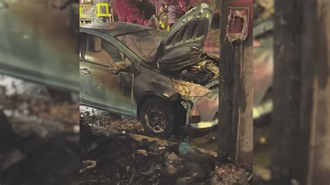 Homeless encampment fire destroys woman's car in San Francisco