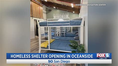 Homeless shelter to open in heart of Oceanside