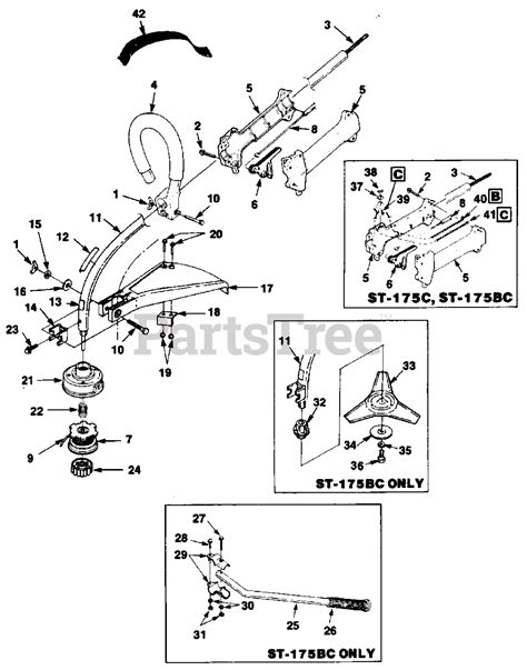 Homelite String Trimmer Model ST-175 Parts - Repair Clinic