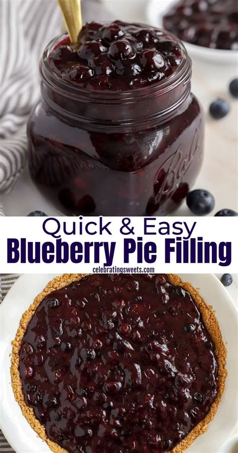 Homemade Blueberry Pie Filling