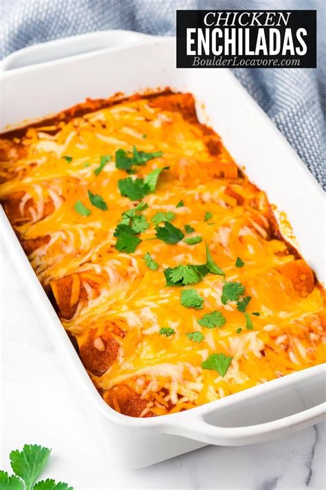 Homemade Chicken Enchiladas