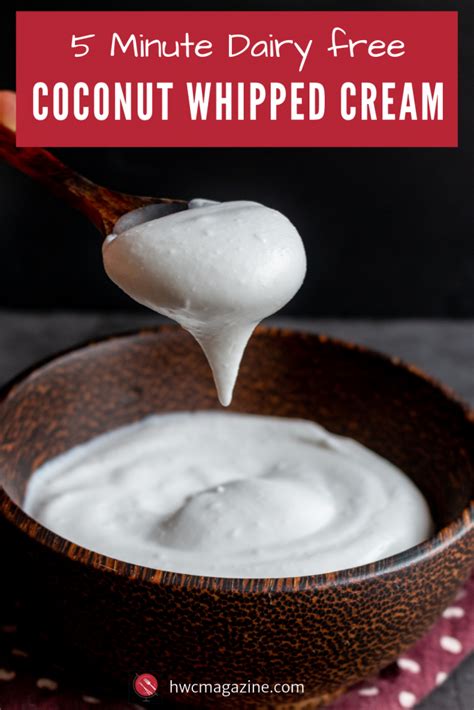 Homemade Coconut Whipped Cream - Healthy World Cuisine