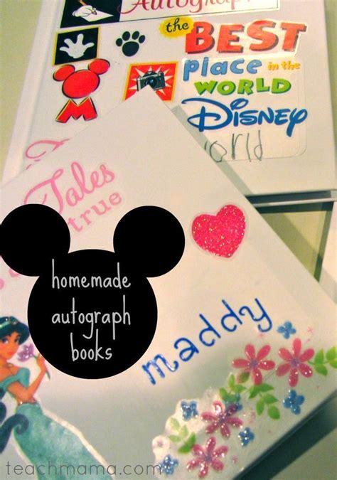 Homemade Disney Autograph Books For You To Customize